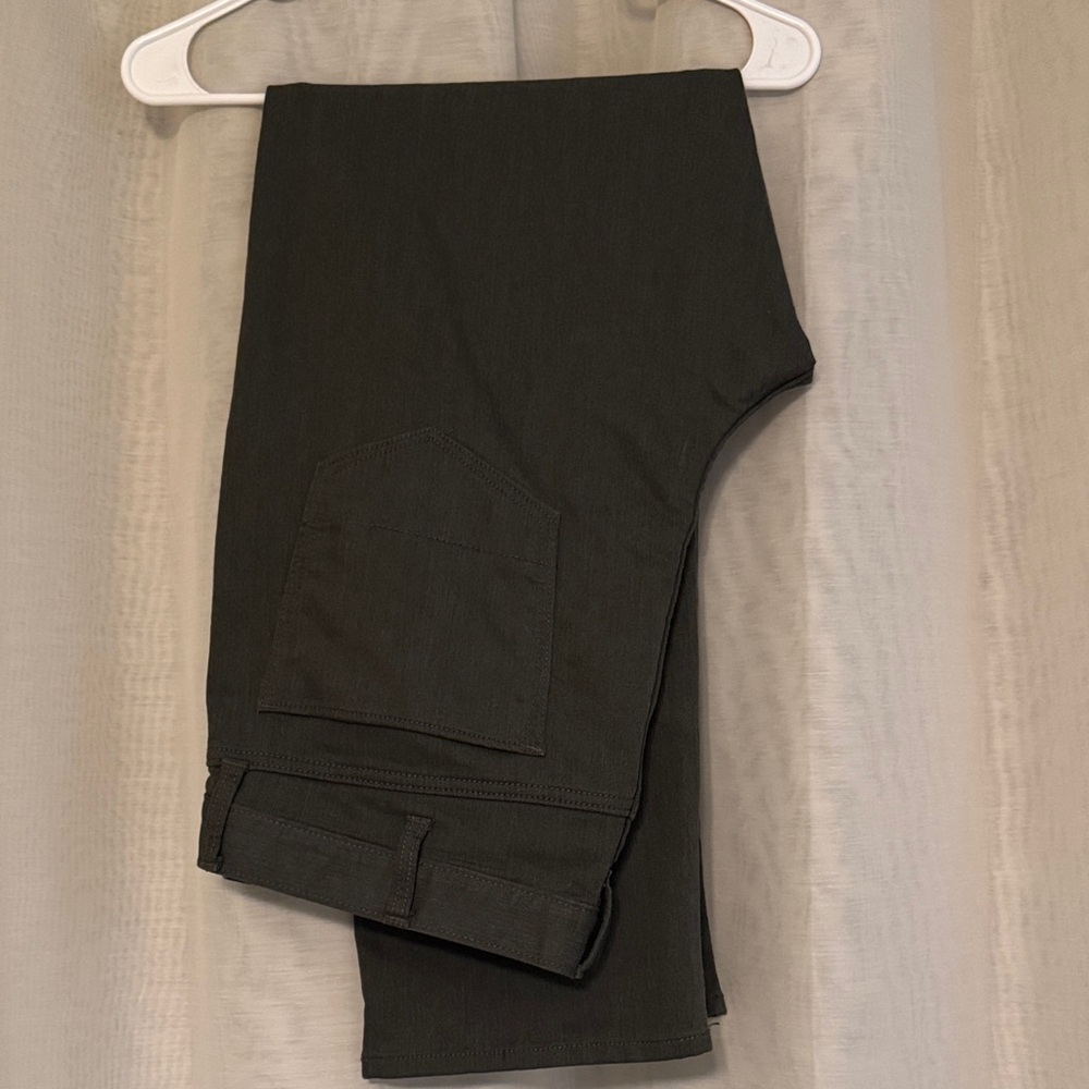 Dark Olive Pants. Banana Republic Travel Jean